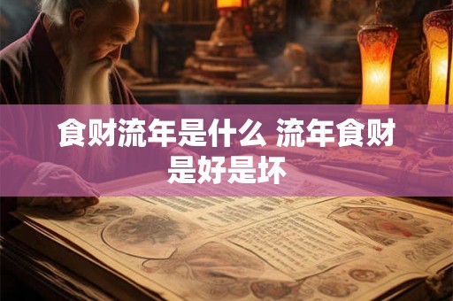 食财流年是什么 流年食财是好是坏
