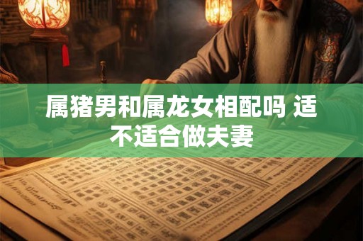 属猪男和属龙女相配吗 适不适合做夫妻 属猪男和属龙女相配吗 适不适合做夫妻