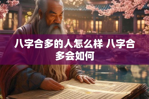 八字合多的人怎么样 八字合多会如何 八字合多的人怎么样 八字合多会如何