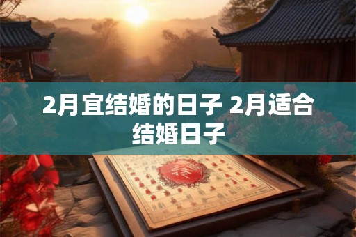 2月宜结婚的日子 2月适合结婚日子