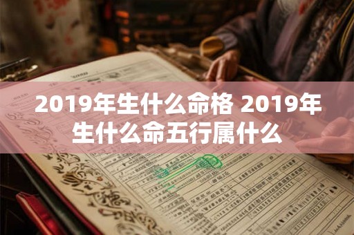 2019年生什么命格 2019年生什么命五行属什么 2019年生什么命格 2019年生什么命五行属什么