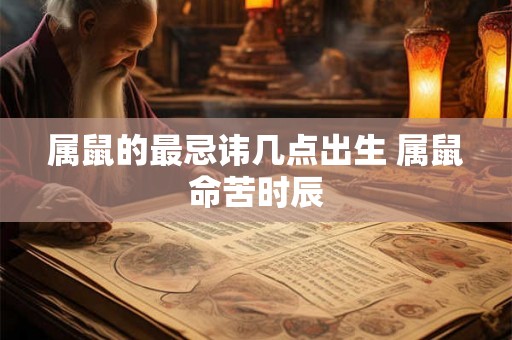 属鼠的最忌讳几点出生 属鼠命苦时辰 属鼠的最忌讳几点出生 属鼠命苦时辰
