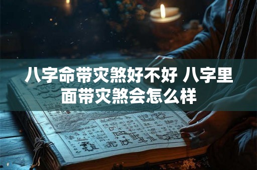 八字命带灾煞好不好 八字里面带灾煞会怎么样 八字命带灾煞好不好 八字里面带灾煞会怎么样