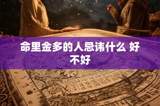 命里金多的人忌讳什么 好不好 命里金多的人忌讳什么 好不好