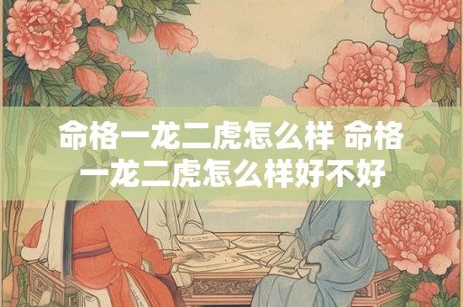 命格一龙二虎怎么样 命格一龙二虎怎么样好不好 命格一龙二虎怎么样 命格一龙二虎怎么样好不好
