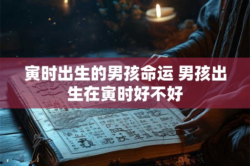 寅时出生的男孩命运 男孩出生在寅时好不好