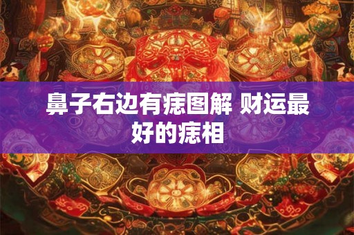鼻子右边有痣图解 财运最好的痣相 鼻子右边有痣图解 财运最好的痣相