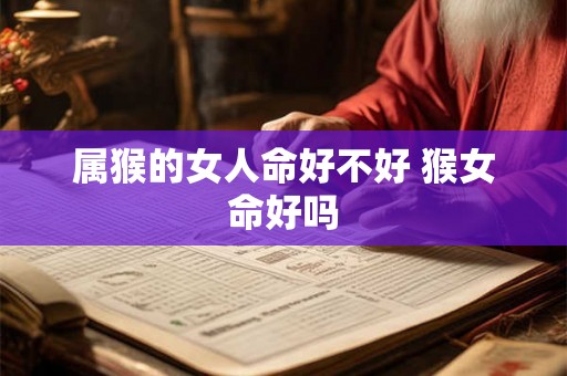 属猴的女人命好不好 猴女命好吗 属猴的女人命好不好 猴女命好吗