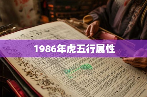 1986年虎五行属性 1986年虎五行属性