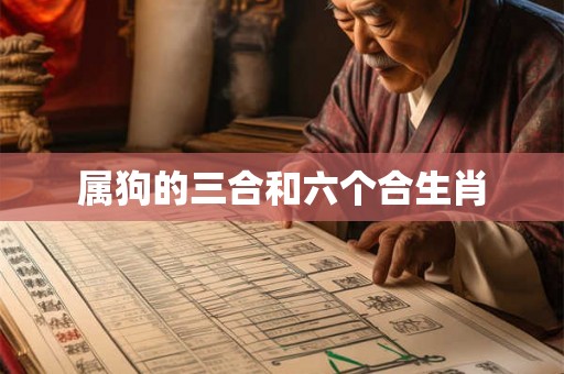 属狗的三合和六个合生肖 属狗的三合和六个合生肖