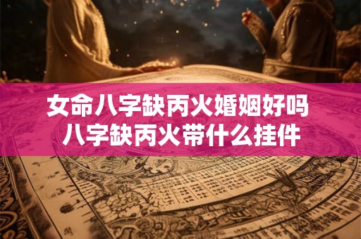 女命八字缺丙火婚姻好吗 八字缺丙火带什么挂件 女命八字缺丙火婚姻好吗 八字缺丙火带什么挂件