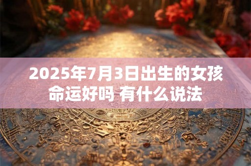 2025年7月3日出生的女孩命运好吗 有什么说法 2025年7月3日出生的女孩命运好吗 有什么说法