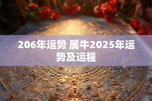 206年运势 属牛2025年运势及运程 206年运势 属牛2025年运势及运程
