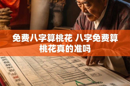 免费八字算桃花 八字免费算桃花真的准吗 免费八字算桃花 八字免费算桃花真的准吗