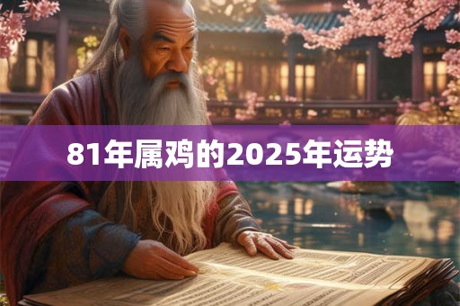 81年属鸡的2025年运势 81年属鸡的2025年运势