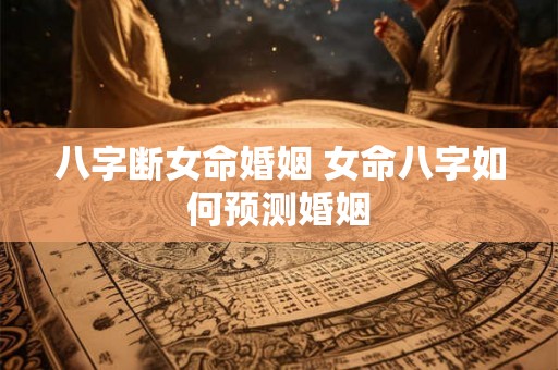 八字断女命婚姻 女命八字如何预测婚姻 八字断女命婚姻 女命八字如何预测婚姻