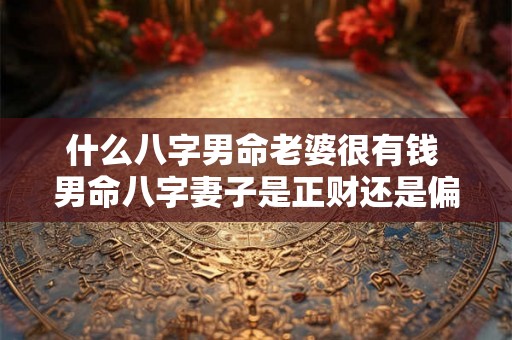 什么八字男命老婆很有钱 男命八字妻子是正财还是偏财