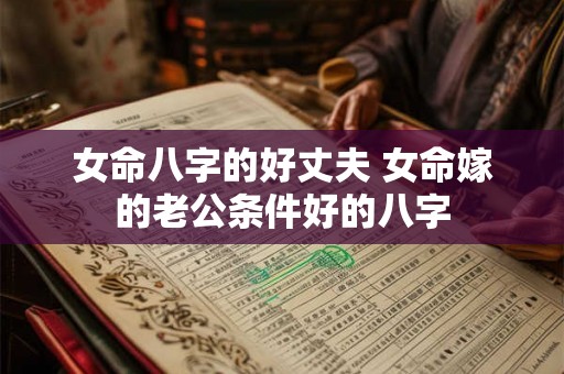 女命八字的好丈夫 女命嫁的老公条件好的八字 女命八字的好丈夫 女命嫁的老公条件好的八字
