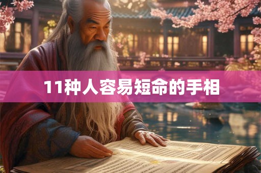 11种人容易短命的手相 11种人容易短命的手相