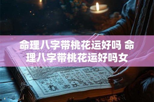 命理八字带桃花运好吗 命理八字带桃花运好吗女 命理八字带桃花运好吗 命理八字带桃花运好吗女