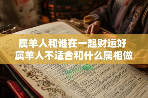 属羊人和谁在一起财运好 属羊人不适合和什么属相做生意 属羊人和谁在一起财运好 属羊人不适合和什么属相做生意