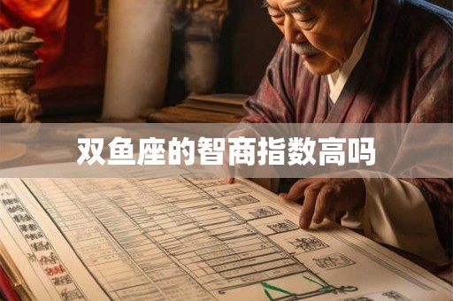 双鱼座的智商指数高吗 双鱼座的智商指数高吗