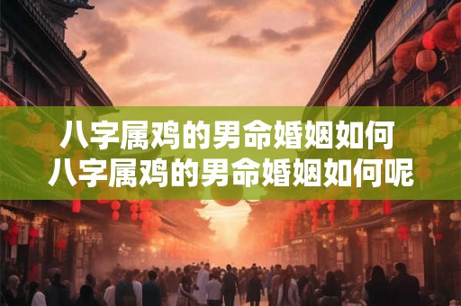 八字属鸡的男命婚姻如何 八字属鸡的男命婚姻如何呢