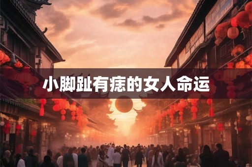 小脚趾有痣的女人命运 小脚趾有痣的女人命运