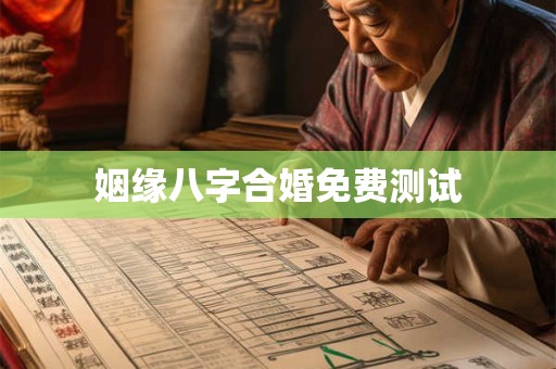 姻缘八字合婚免费测试 姻缘八字合婚免费测试