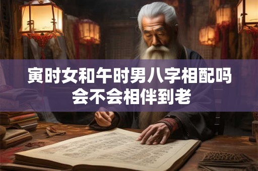 寅时女和午时男八字相配吗 会不会相伴到老
