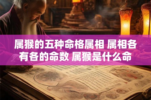 属猴的五种命格属相 属相各有各的命数 属猴是什么命