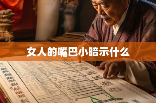 女人的嘴巴小暗示什么 女人的嘴巴小暗示什么