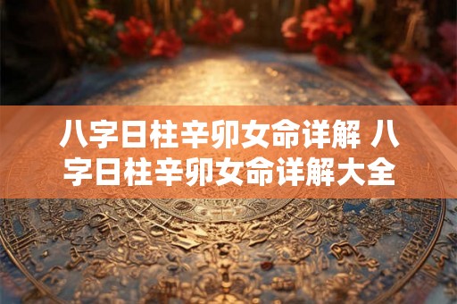 八字日柱辛卯女命详解 八字日柱辛卯女命详解大全 八字日柱辛卯女命详解 八字日柱辛卯女命详解大全