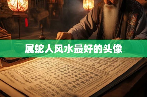 属蛇人风水最好的头像 属蛇人风水最好的头像