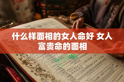 什么样面相的女人命好 女人富贵命的面相