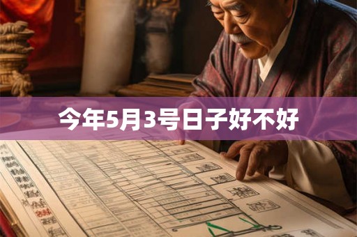 今年5月3号日子好不好 今年5月3号日子好不好