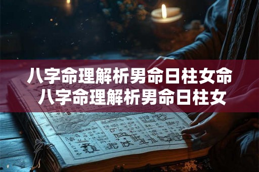 八字命理解析男命日柱女命 八字命理解析男命日柱女命婚姻