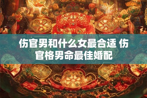 伤官男和什么女最合适 伤官格男命最佳婚配 伤官男和什么女最合适 伤官格男命最佳婚配