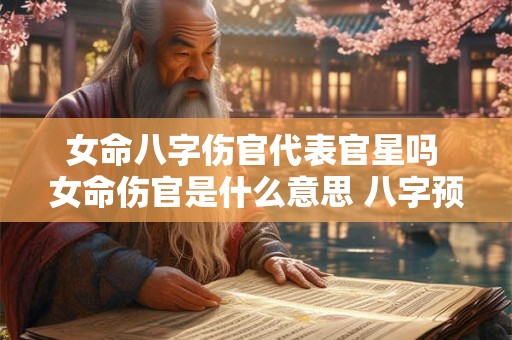 女命八字伤官代表官星吗 女命伤官是什么意思 八字预测学须知 女命八字伤官代表官星吗 女命伤官是什么意思 八字预测学须知
