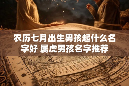 农历七月出生男孩起什么名字好 属虎男孩名字推荐 农历七月出生男孩起什么名字好 属虎男孩名字推荐