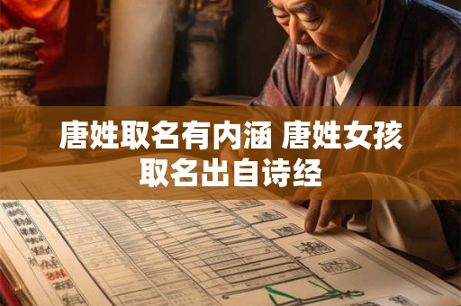 唐姓取名有内涵 唐姓女孩取名出自诗经 唐姓取名有内涵 唐姓女孩取名出自诗经