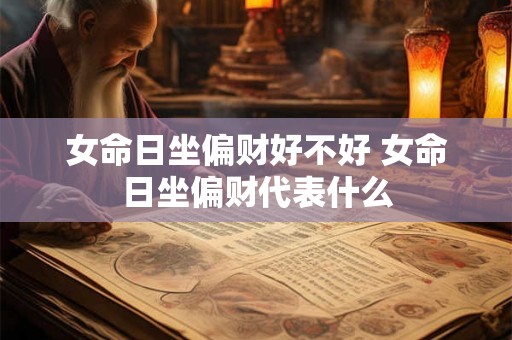 女命日坐偏财好不好 女命日坐偏财代表什么 女命日坐偏财好不好 女命日坐偏财代表什么
