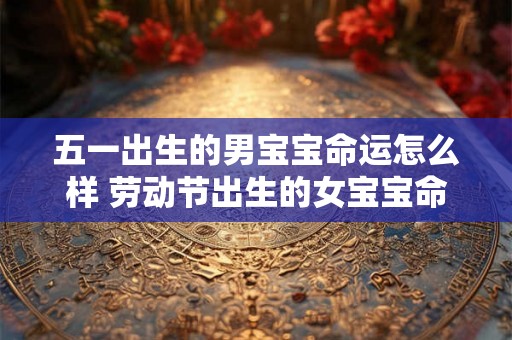 五一出生的男宝宝命运怎么样 劳动节出生的女宝宝命运好不好 五一出生的男宝宝命运怎么样 劳动节出生的女宝宝命运好不好