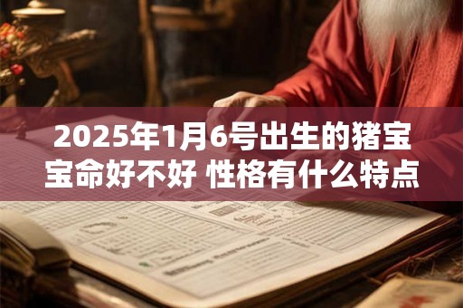 2025年1月6号出生的猪宝宝命好不好 性格有什么特点