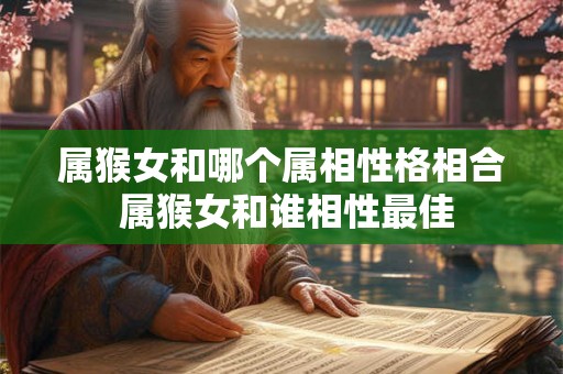 属猴女和哪个属相性格相合 属猴女和谁相性最佳 属猴女和哪个属相性格相合 属猴女和谁相性最佳