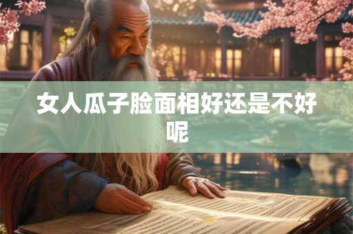 女人瓜子脸面相好还是不好呢