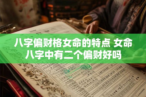 八字偏财格女命的特点 女命八字中有二个偏财好吗