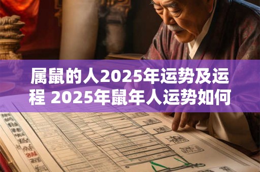 属鼠的人2025年运势及运程 2025年鼠年人运势如何 属鼠的人2025年运势及运程 2025年鼠年人运势如何