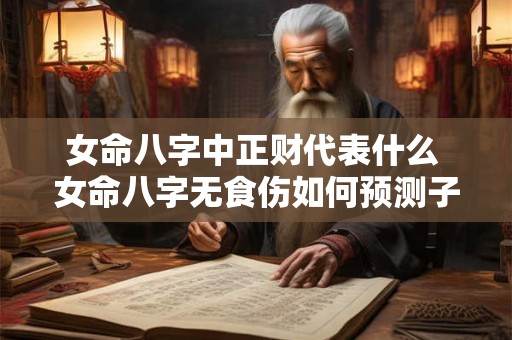 女命八字中正财代表什么 女命八字无食伤如何预测子女 女命八字中正财代表什么 女命八字无食伤如何预测子女