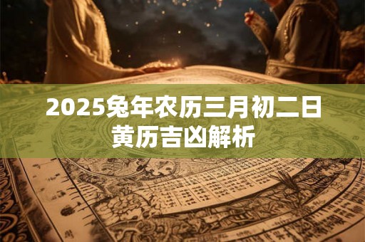 2025兔年农历三月初二日黄历吉凶解析 2025兔年农历三月初二日黄历吉凶解析